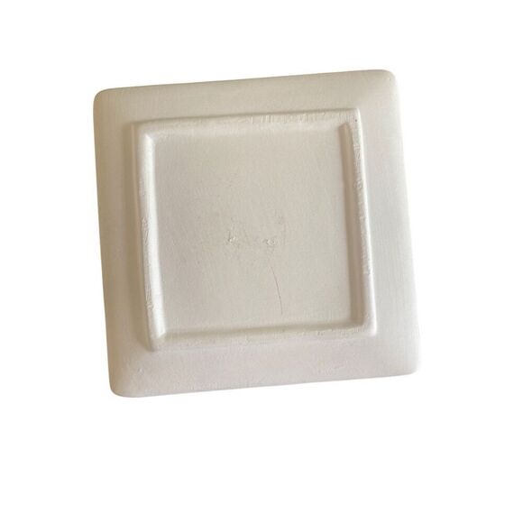 Hand painted Trinket vanity  tray sunflowers yellow black floral one of a kind - Picture 3 of 4